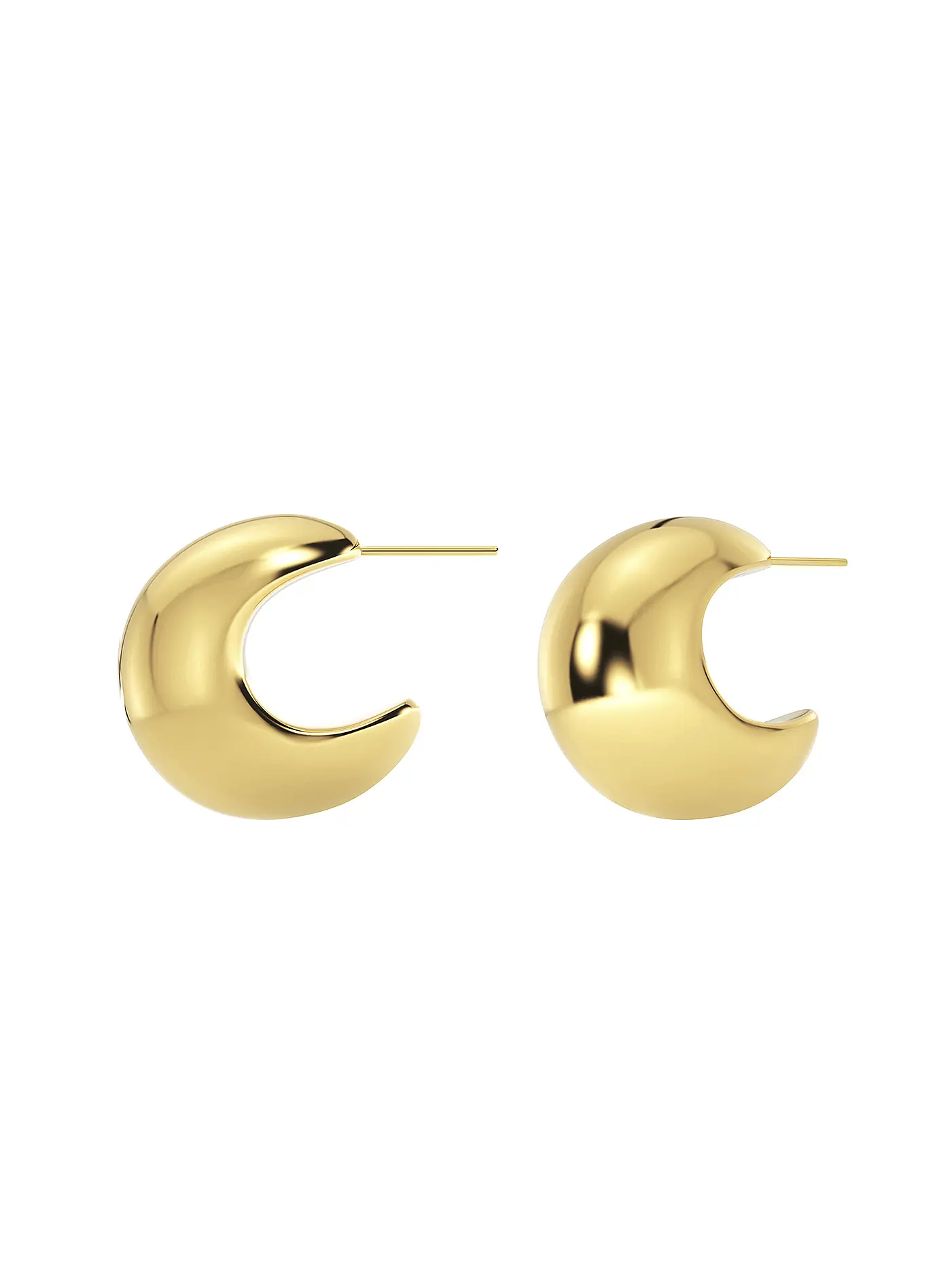 EDBLAD | Creolen BOLD CREOLES Large Gold | 